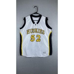 Chino Hills Huskies Jersey‎ Mens 44 White Basketball Powers #52 High School